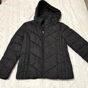 Faded Glory Women's Black Puffer Jacket